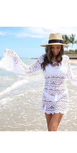 PQ Swim Water Lily Noah Tunic In White -Tial Muse Shop Screen Shot 2018 10 25 at 10.05.19 AM