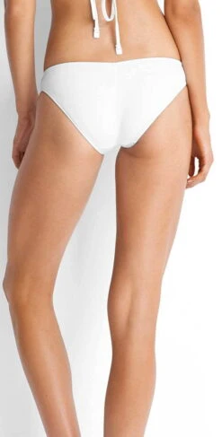 Seafolly Quilted White Hipster Bottom 40463-065-WHITE