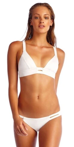 Vitamin A Eco Neutra Bralette Top In White