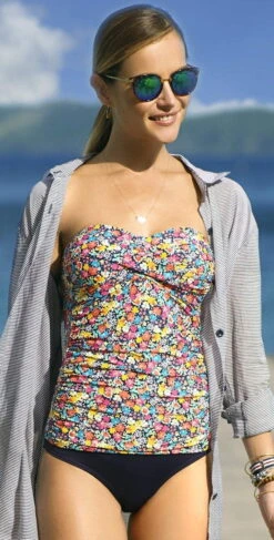 Anne Cole High Waist Bottom In Navy -Tial Muse Shop annecole2017newanne cole201717MC50703 127