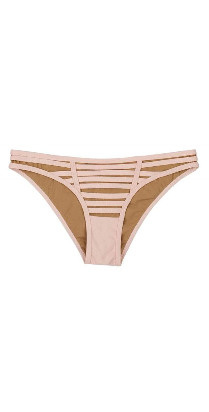 Beach Bunny Hard Summer Skimpy Bikini Bottom In Blush 5 Beach Bunny Hard Summer Skimpy Bikini Bottom In Blush - Image 3