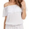 Isabella Rose Besties Ruffle Romper In White 4054884-WHT -Tial Muse Shop besties isabella rose white