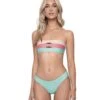 PQ Swim Color Block Bandeau In Divine -Tial Muse Shop divtop