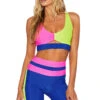 Beach Riot Mila Top In Electric Beach Colorblock -Tial Muse Shop elbc1