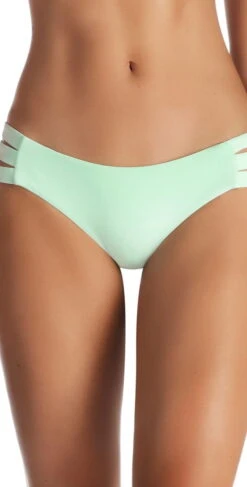 Vitamin A Emelia EcoLux Triple Strap Bikini Bottom In Glacier -Tial Muse Shop glacier40T 717B GLE 008 bottom detail2