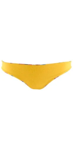 L*Space Emma Pacific Bloom Bikini Bottom In Sunshine Gold -Tial Muse Shop l spacePB25B18 SUG REV
