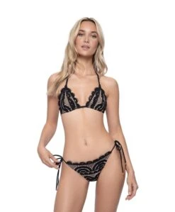 PQ Swim Midnight Lace Triangle Top