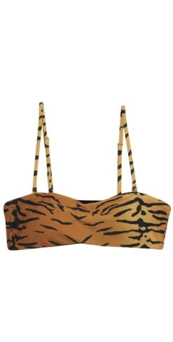 Beach Bunny London Bralette Top In Tiger 7 Beach Bunny London Bralette Top In Tiger -Tial Muse Shop london b19105t2 tgr1