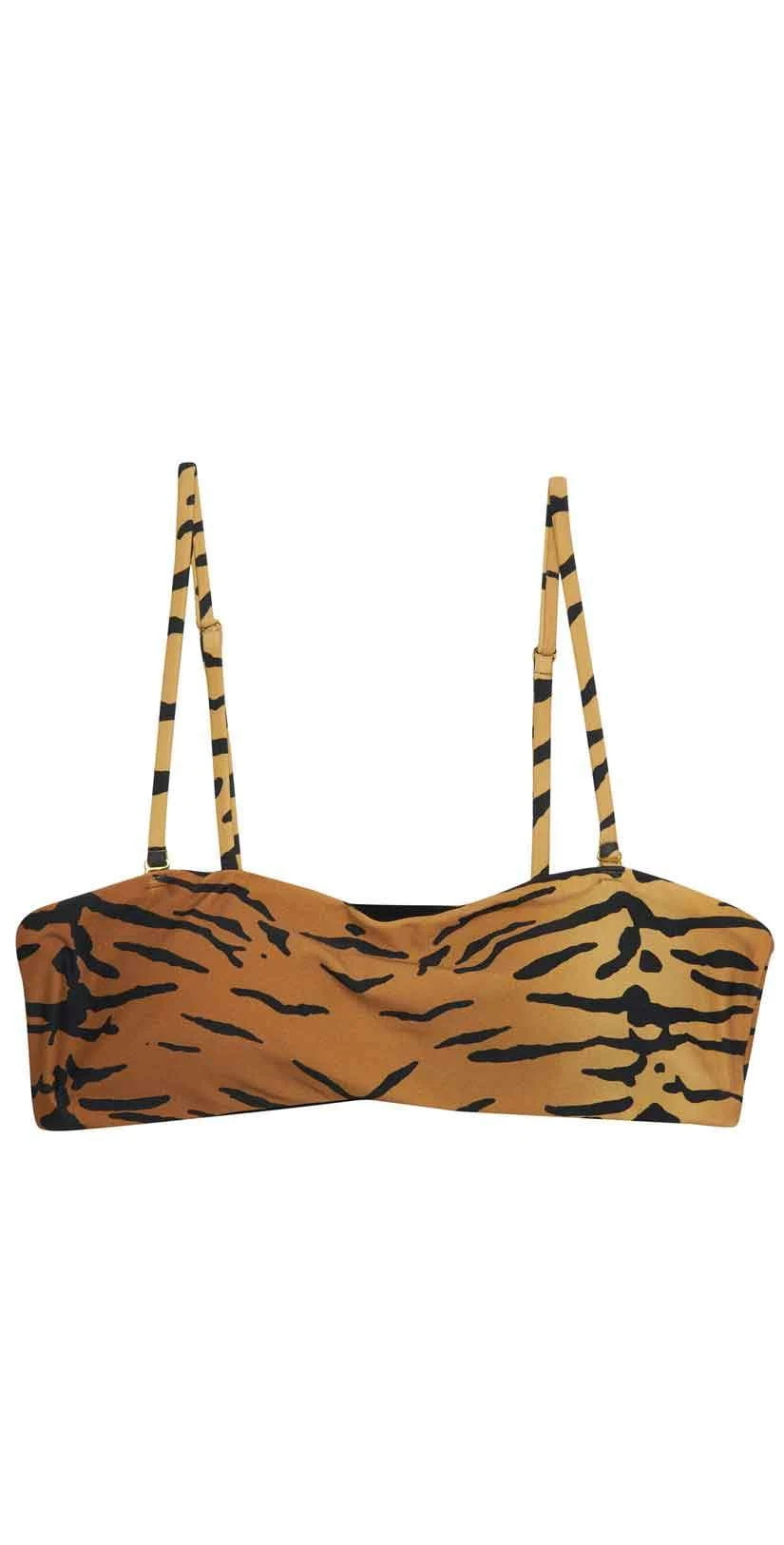 Beach Bunny London Bralette Top In Tiger 5 Beach Bunny London Bralette Top In Tiger - Image 3