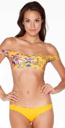 L*Space Ziggy Pacific Bloom Bikini Top In Sunshine Gold -Tial Muse Shop lspace 2018 PBZGT18 SUG PB25B18 SUG 4 da8426c2 ac24 4758 942b aab7faa803c2