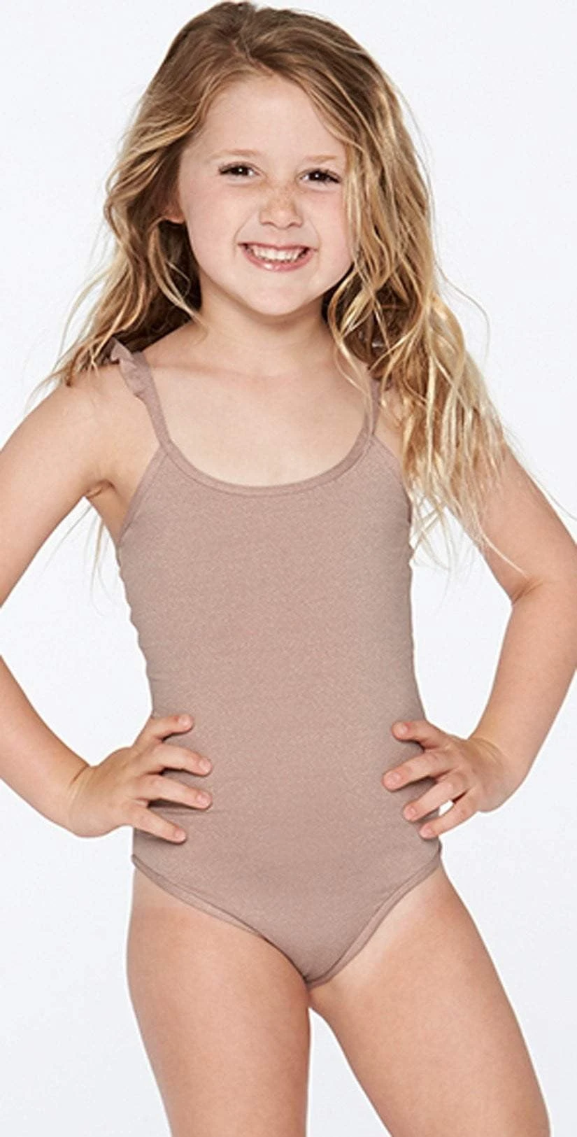 L Space Girls Katie Shimmer One Piece In Dusty Pearl BSKAM18-DSP 3 L Space Girls Katie Shimmer One Piece In Dusty Pearl BSKAM18-DSP