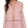 Luli Fama Sabor Romper In Rose Silver -Tial Muse Shop luli famaL557 A29 447