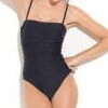 Mikado Square Neck One Piece In Bondi Blue