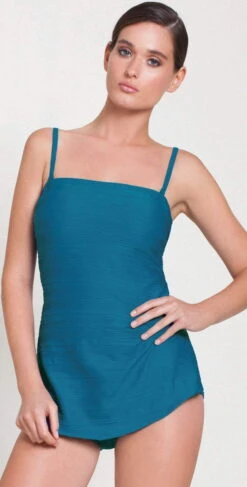 Gottex Mikado Draped Bandeau Swimsuit M01-161-435