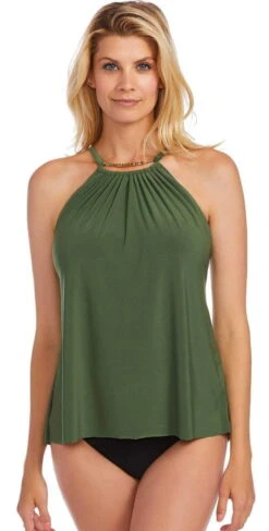 Magicsuit A Lister Marni Tankini Top In Olive Green 6003007-OLVGR -Tial Muse Shop magicsuit 2018 6003007 Alister Marni Oli 0694 F 31b5f02f 23c3 445d 8b0f bdd3457c1be7