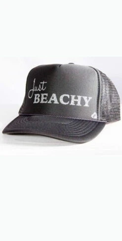 Mother Trucker Just Beachy Hat In Charcoal