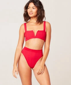 L* Space Ribbed Frenchi Bikini Bottom -Tial Muse Shop ptfrn20