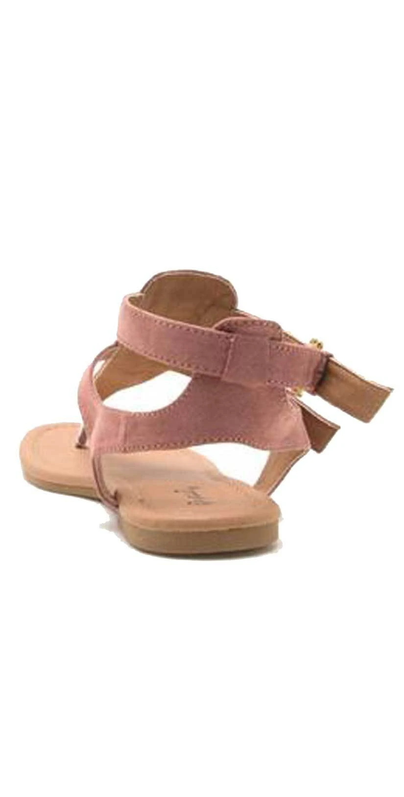 Qupid Shoes Archer Gladiator Thong Sandal In Mauve ARCHER-245 MAUVE 4 Qupid Shoes Archer Gladiator Thong Sandal In Mauve ARCHER-245 MAUVE - Image 2