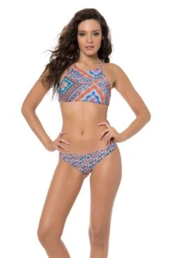 Red Carter High Neck Laurel Cannon Blossom Bikini Top RCLC117241-Multi -Tial Muse Shop redcarter2017laurelcannonblossom b45da554 1e40 49fc b6c5 0ea5440b2bf9