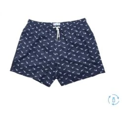 Bermies Mens Swim Trunk In Sharks -Tial Muse Shop sharksflatshot