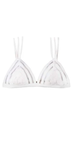 Beach Bunny Sheer Addiction Triangle Top In White 12 Beach Bunny Sheer Addiction Triangle Top In White -Tial Muse Shop sheer addiction b16125t1b0 white prod 1 4