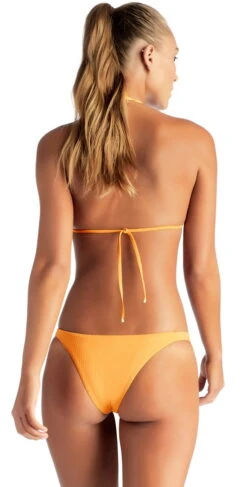 Vitamin A Carmen EcoRib Bikini Bottom In Sunflower 84B SRB